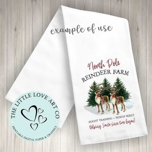 North Pole Reindeer Farm PNG, Christmas Clip Art, Christmas Decor ...