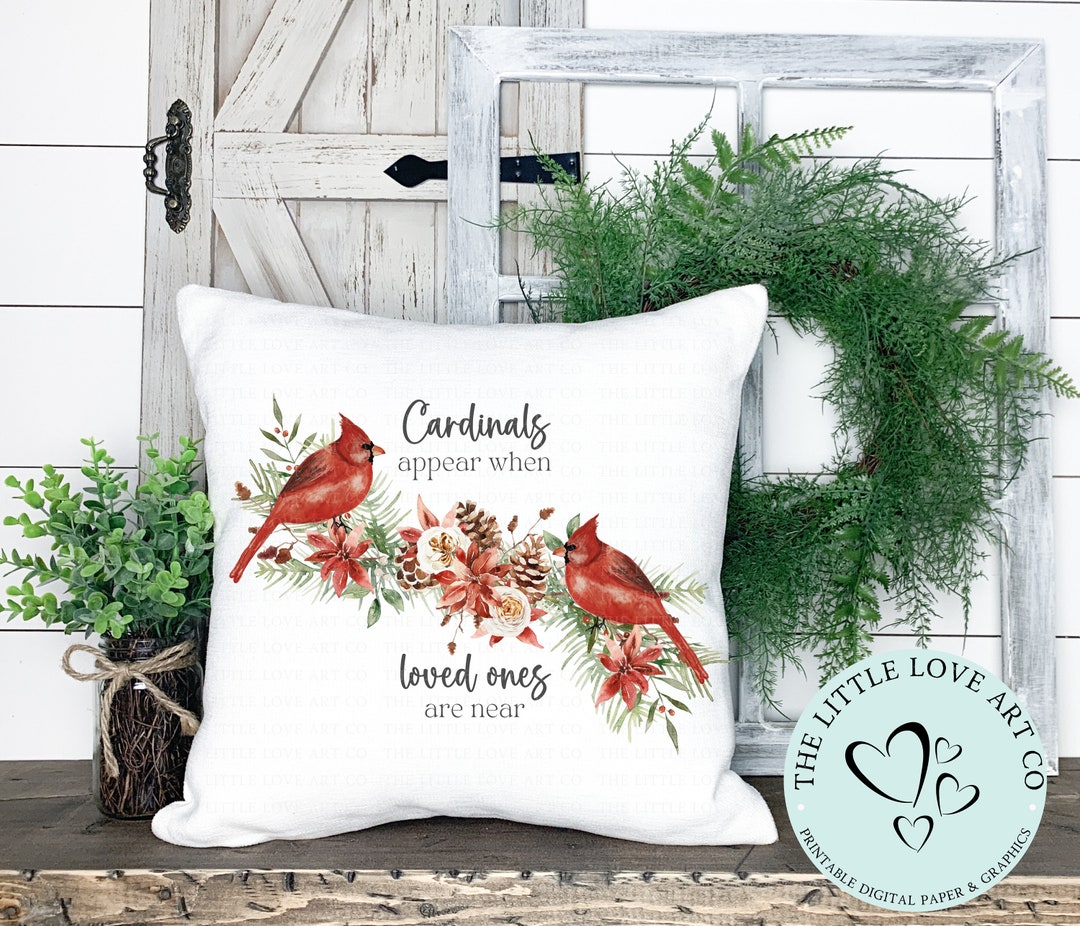 Cardinals Appear When Loves Ones Are Near PNG, Cardinal PNG, Memorial ...