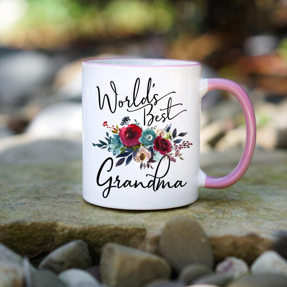 Worlds best grandma mug mug for grandma gifts for grandma etsy