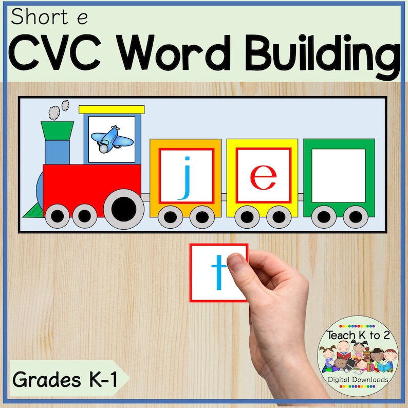 CVC Word Building Activity | Kindergarten First Grade Small Group ...