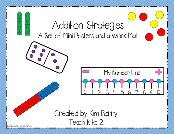 Addition Strategies Anchor Chart