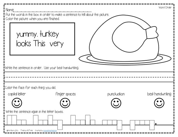 mixed up sentences thanksgiving edition a word work or etsy thanksgiving word work
