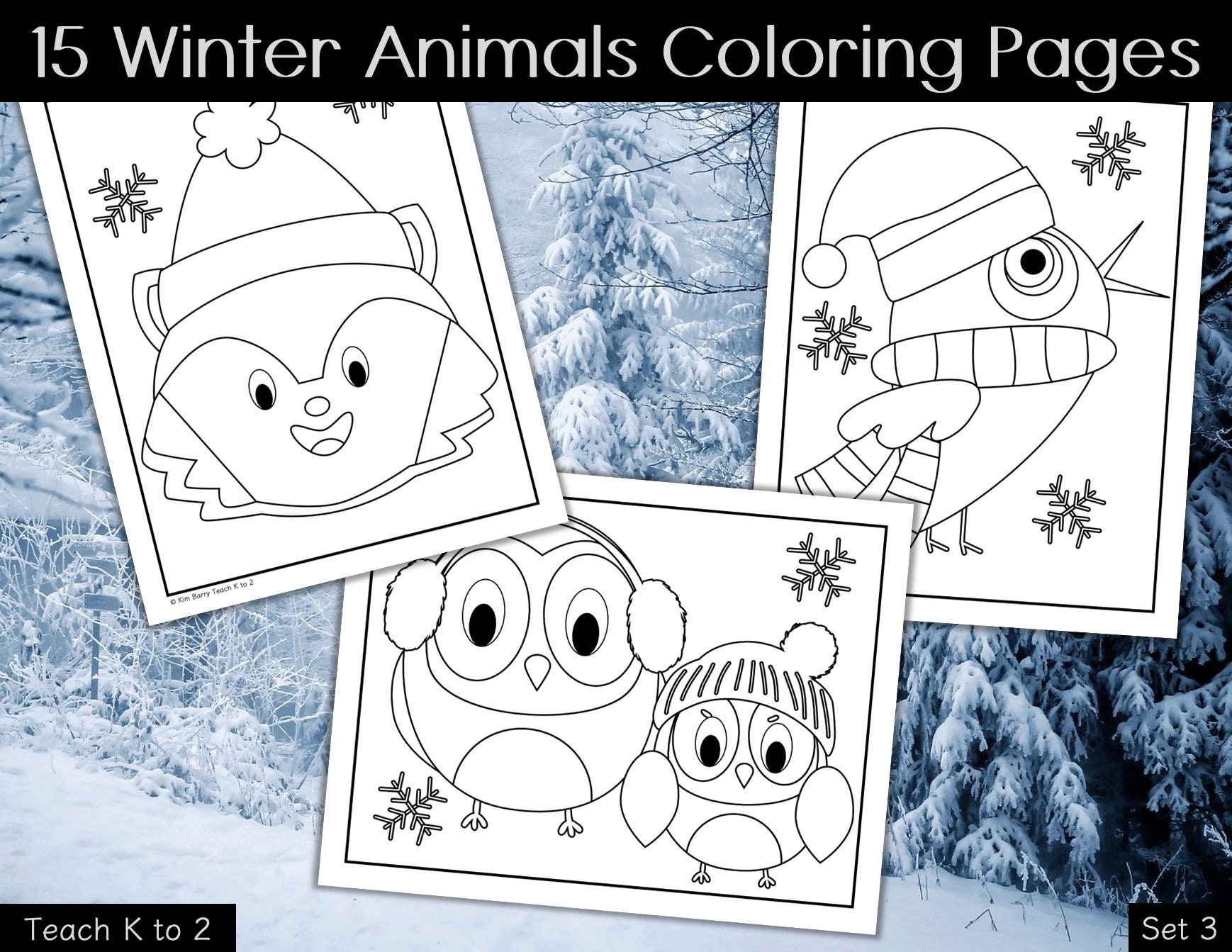 Printable Winter Animals