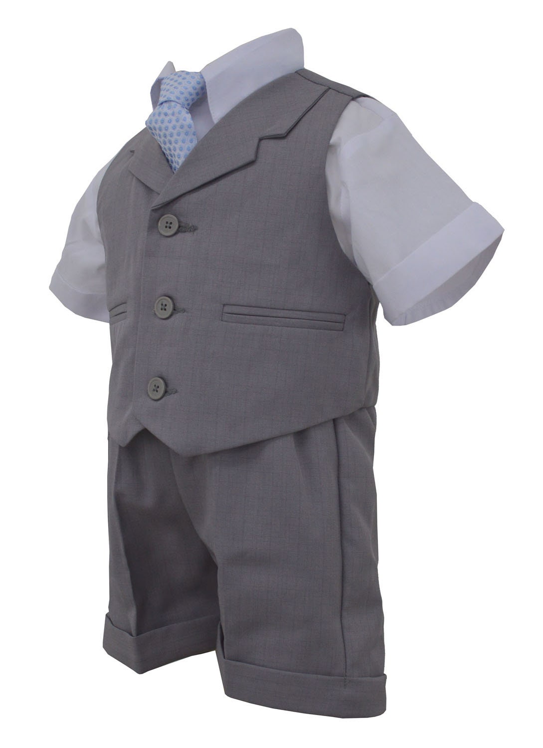 Baby Toddler Boy Summer Suit Vest Short Set Etsy