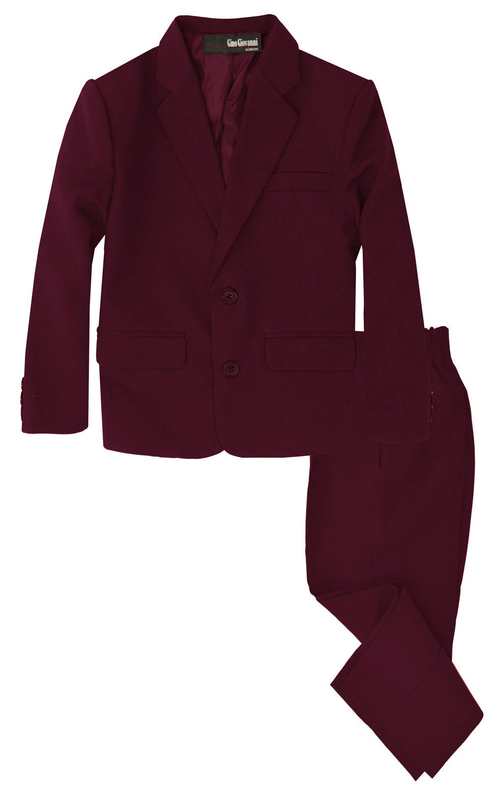 Boys Red Satin Vest with Neck Tie and Bow Tie 4 / Red