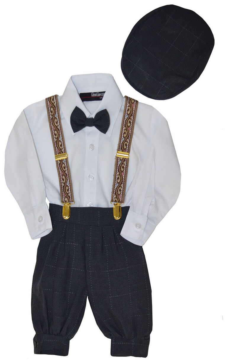 Baby Boys Vintage Knickers Outfit Suspenders Set Etsy
