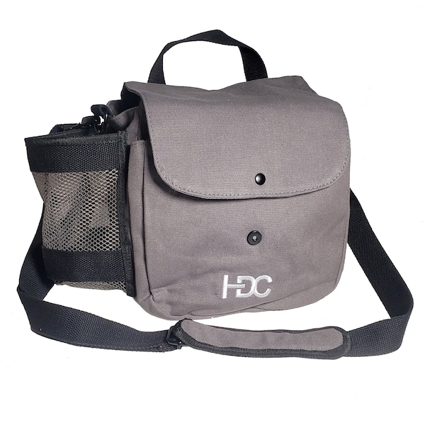 HD-Crafts Disc Golf Shoulder Bag - Holds 10 to 12 Discs - Frisbee Golf Satchel Bag