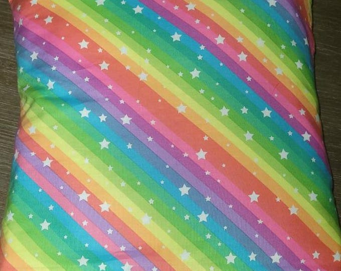 Rainbow star qillow