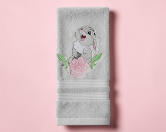 Thumper Embroidered Towel