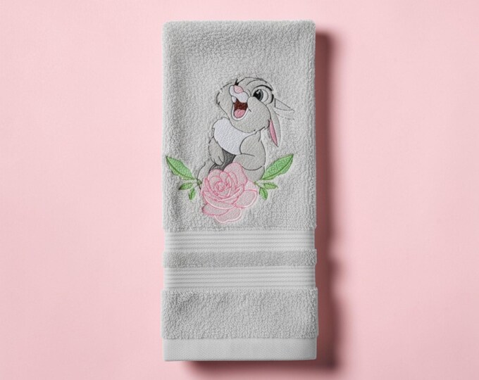 Thumper Embroidered Towel