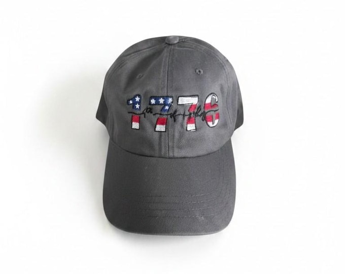 Embroidered 4th of july hat