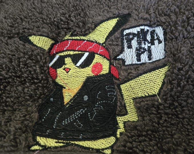 Pikachu towel