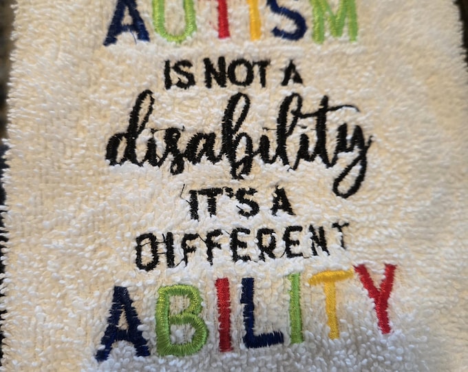 autism towel