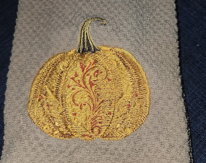 pumpkin towel