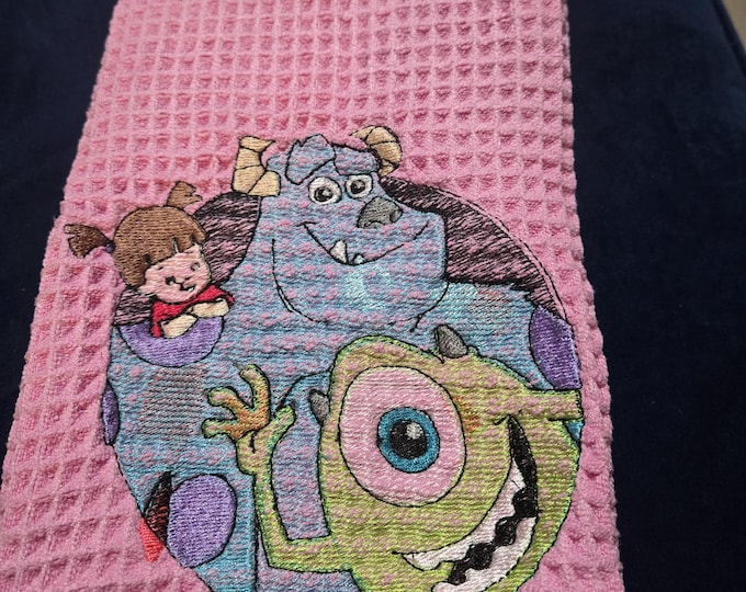 Monster inc towel