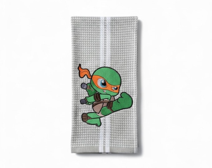 Embroidered ninja turtle