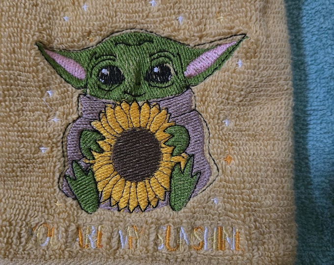 Grogu hand towel