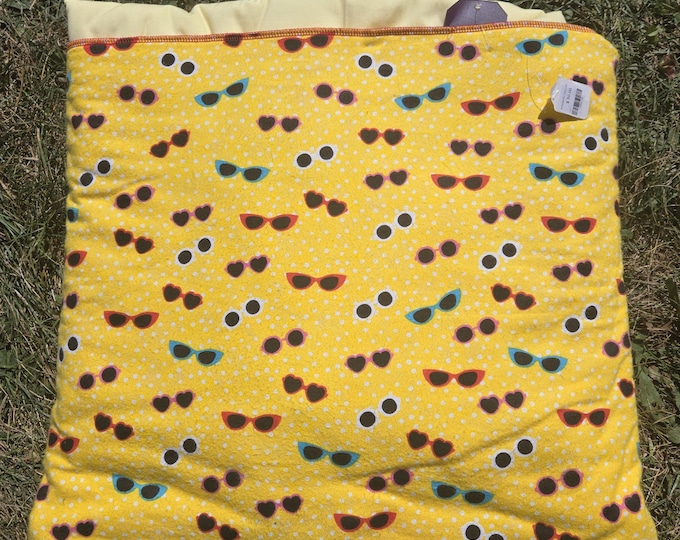 Sunglasses Quillow: 2-in-1 Quilt and Pillow
