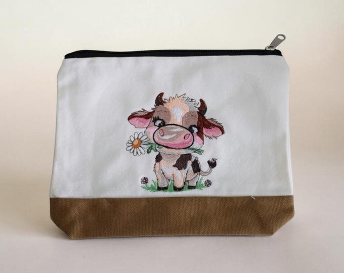Embroidered small cow