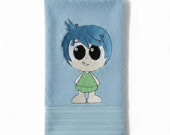 Embroidered Kitchen Hand Towel - Joy