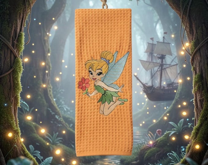 tinker bell towel