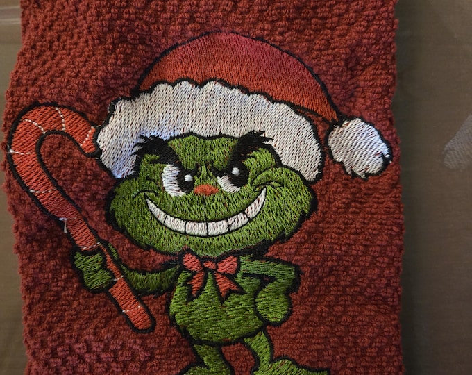 grinch towel