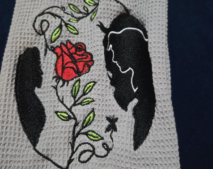 Beauty & The beast hand towel