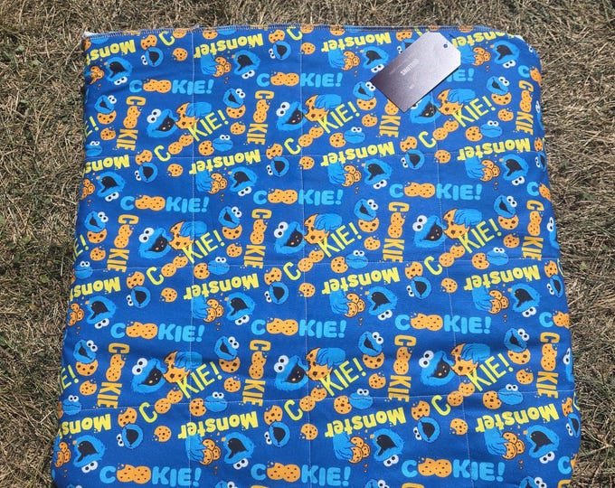 70x40 Cookie monster quillow
