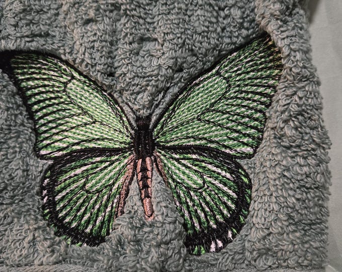 butterfly towel