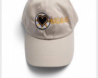 Embroidered bruins hat