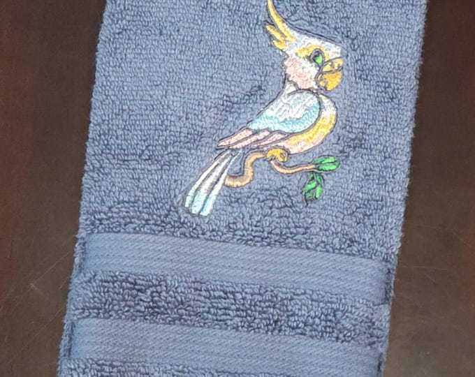 Bird hand towel