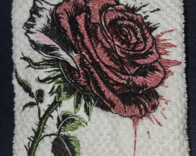 Flower towel