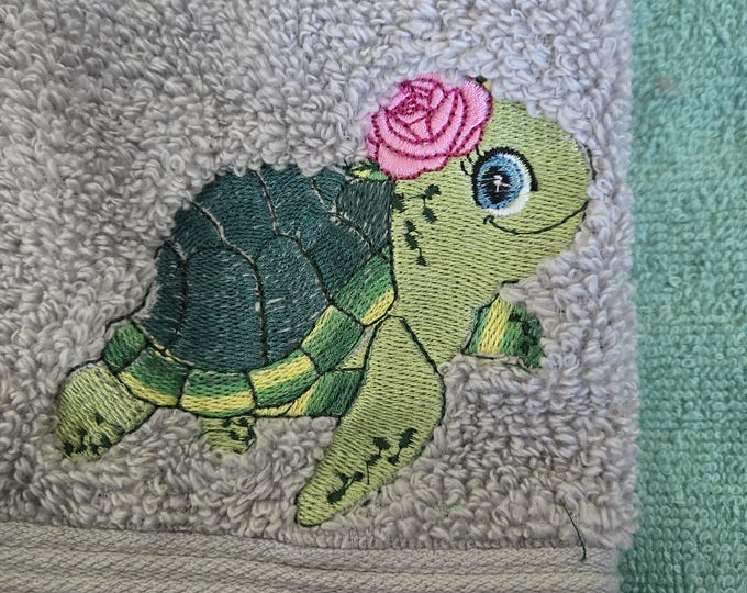 turtle towel