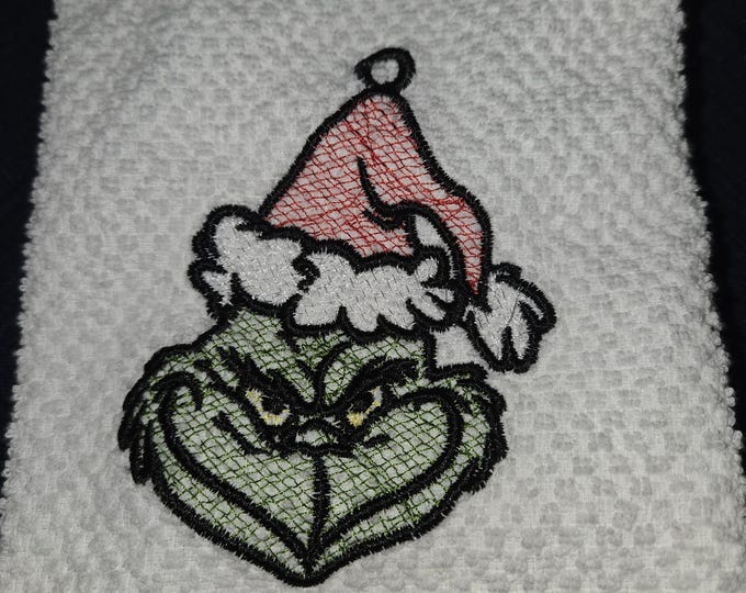 grinch towel