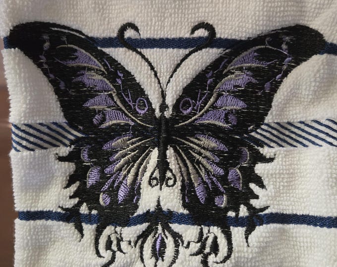 butterfly towel