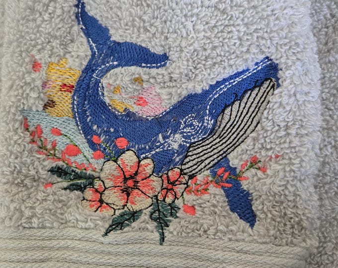 whale towel