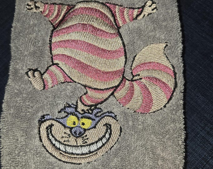 Cheshire cat towel