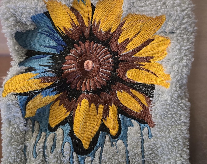 Flower towel