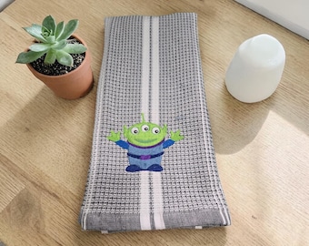 Embroidered alien Hand Towel