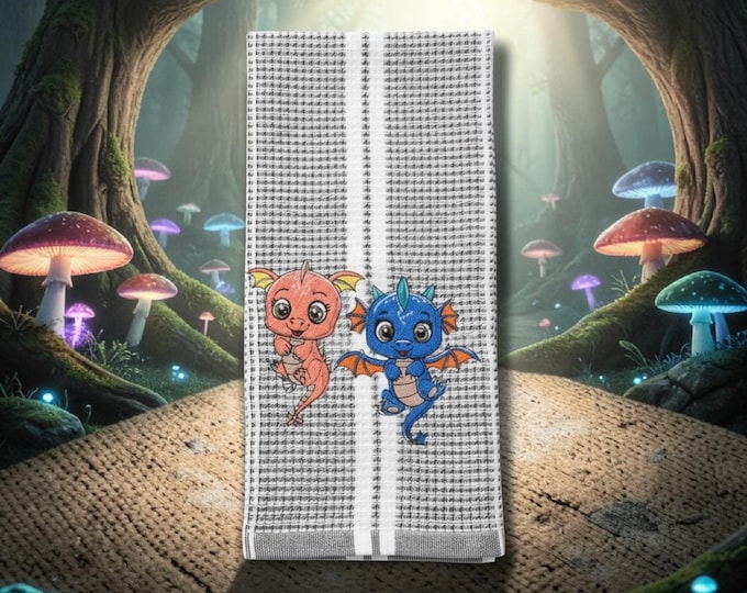 Dragon hand towel