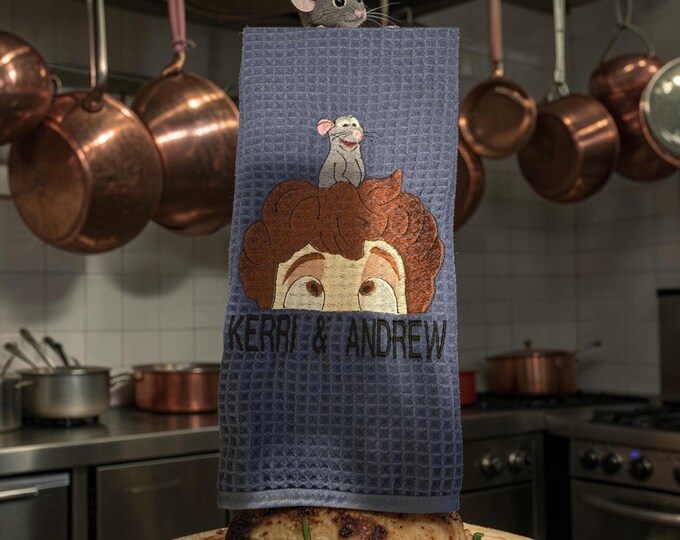 Remy and Linguini hand towel