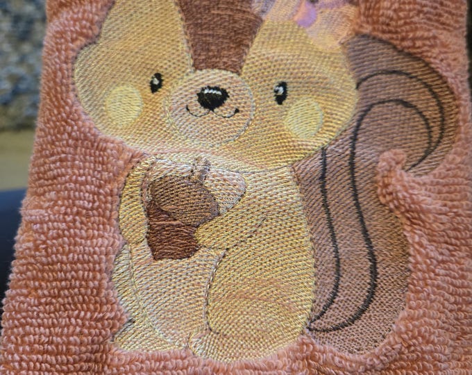 squirrel towel