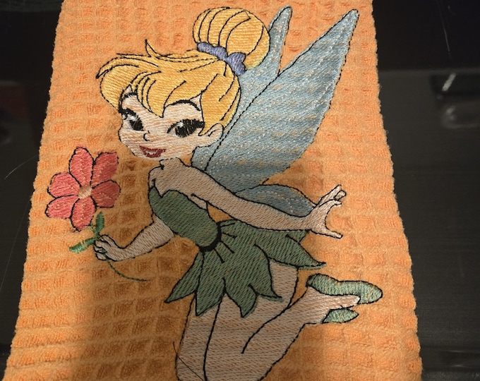 tinker bell towel