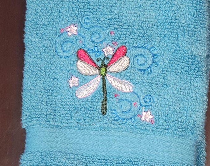Dragonfly hand towel