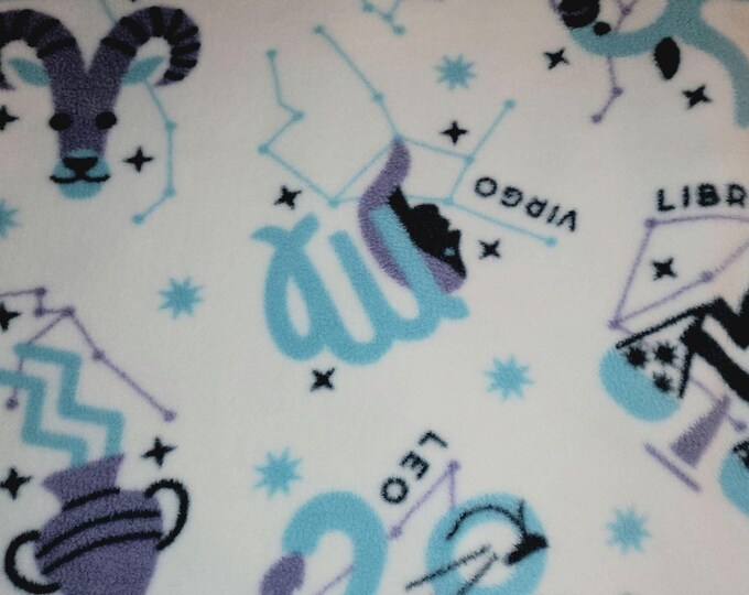 Handmade Horoscopes pillow blanket