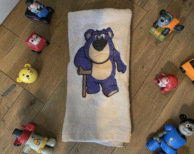 Embroidered Lotso Bear Towel