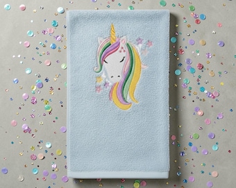 embroidered unicorn pattern