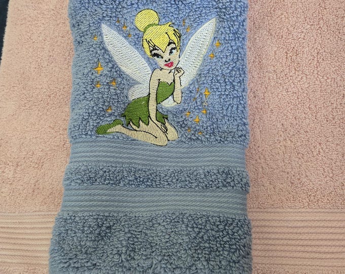 tinker bell towel