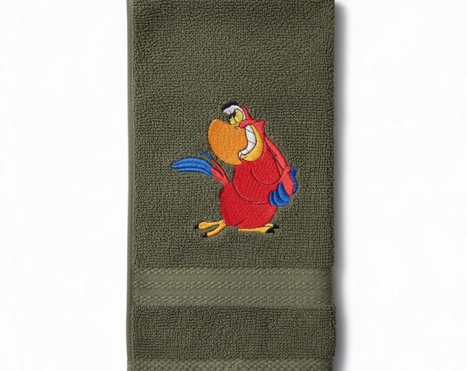 Embroidered Iago towel