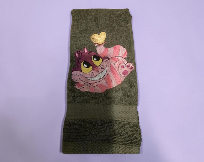 Cheshire cat towel